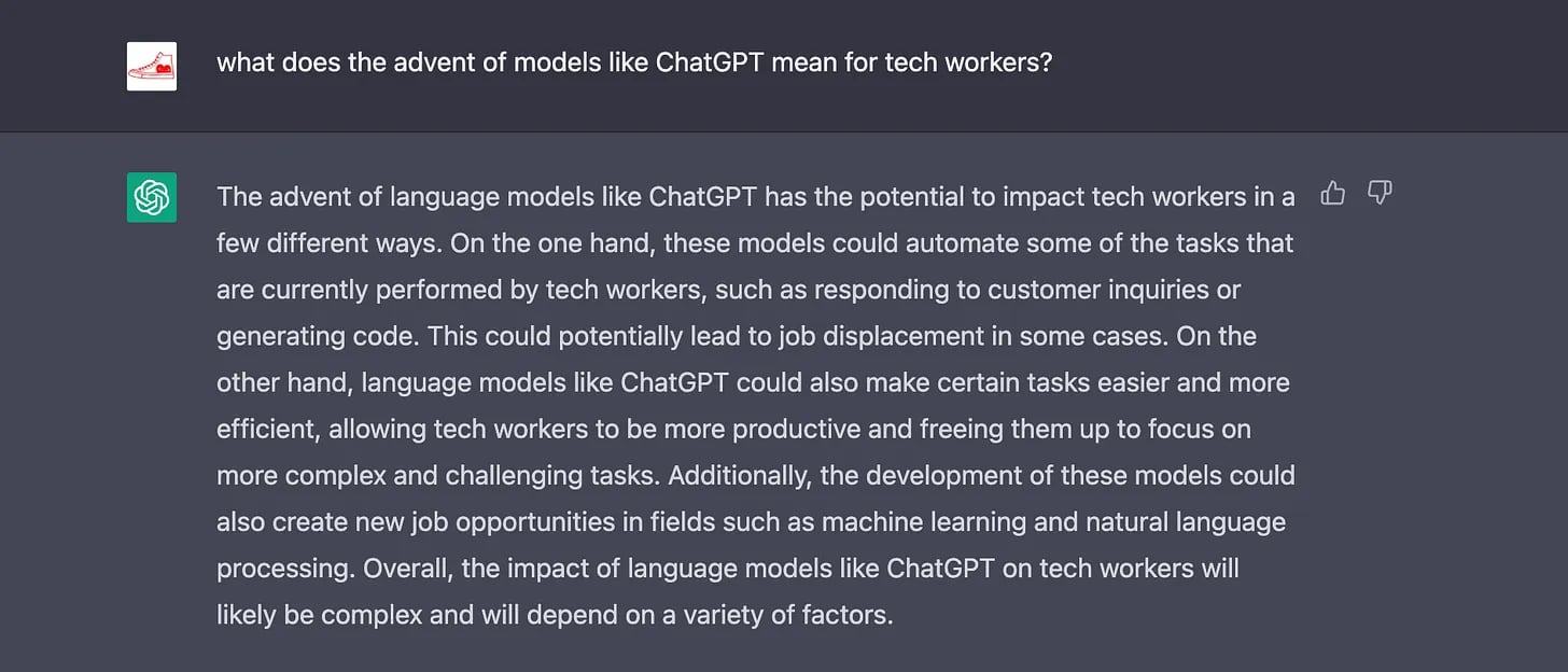 ai effect on tech workers