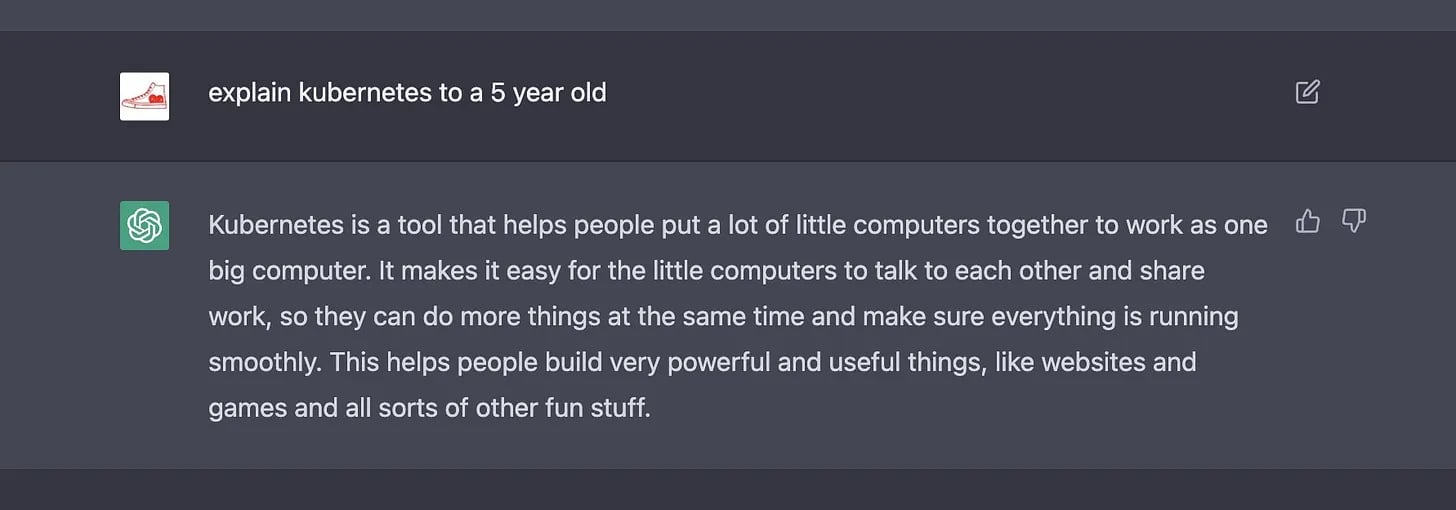 Explain Kubernetes to five year old