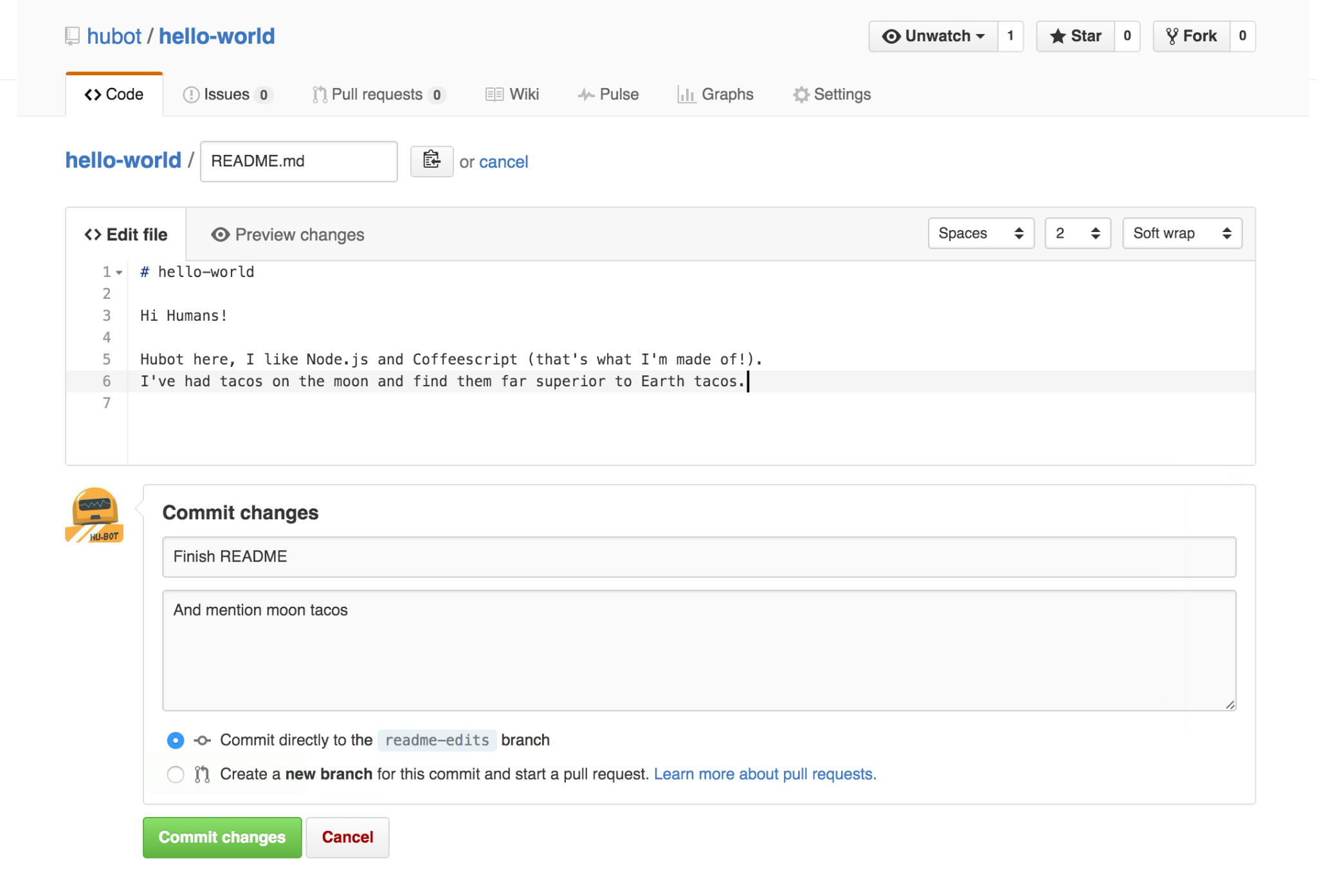 github readme