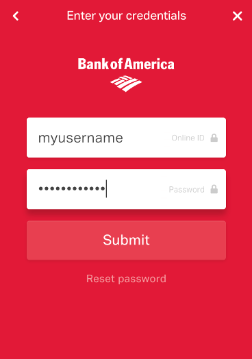 bank of america