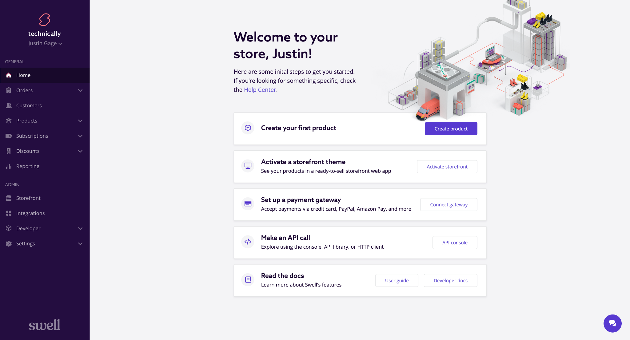 ecommerce onboarding screen